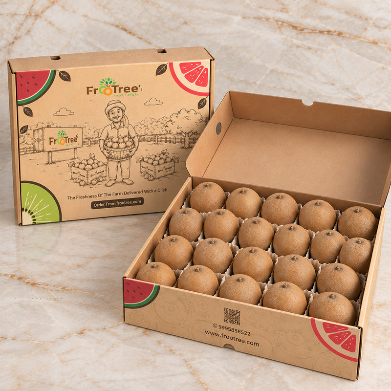 A Grade Chikoo (Sapota), Hand-Picked | Box of 16, 2.5kg