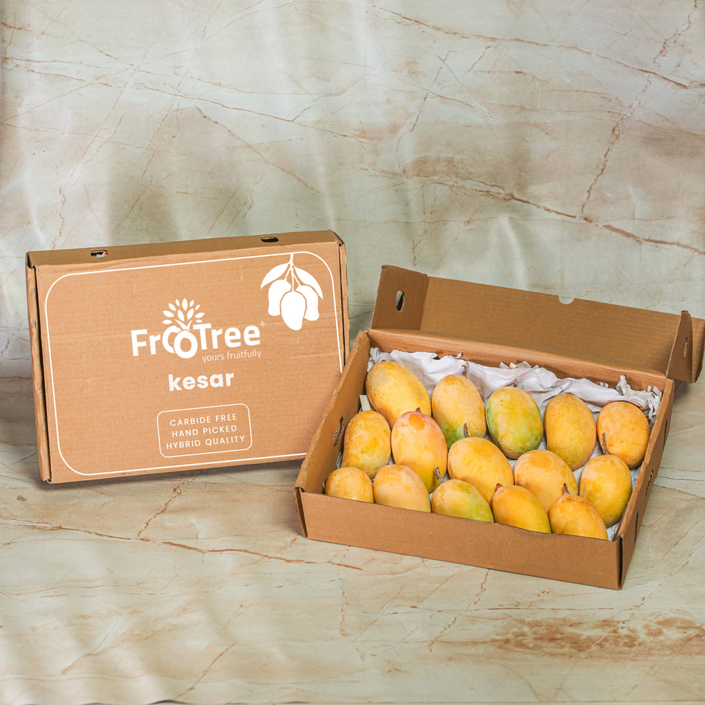 Kesar Mangoes – Hand Picked | Box of 12,3kg